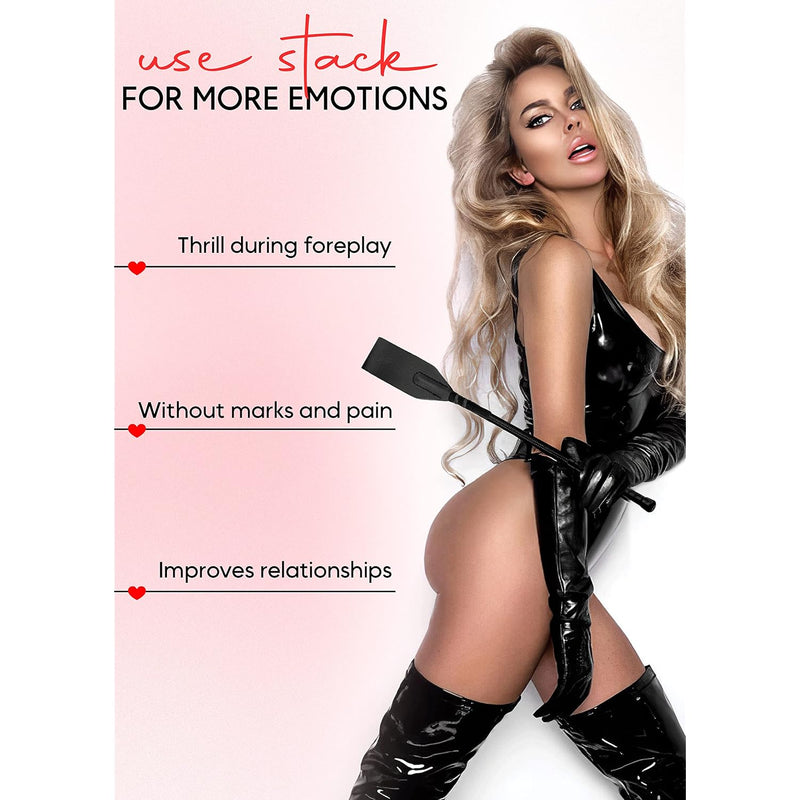 17 Inch Riding Crop Sex Whip And 12 Inch Spanking Paddle – Faux Leather Bdsm Whip And Paddle For Couples, Bondage Toys For Adult Play