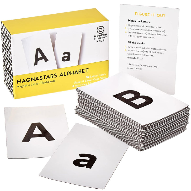 Magnastars Alphabet Flashcards Educational Abc Flash Cards For Kids Upper A