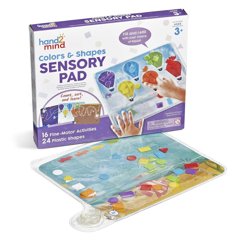 hand2mind Colors & Shapes Sensory Pad, Occupational Therapy Toys, Fine Moto
