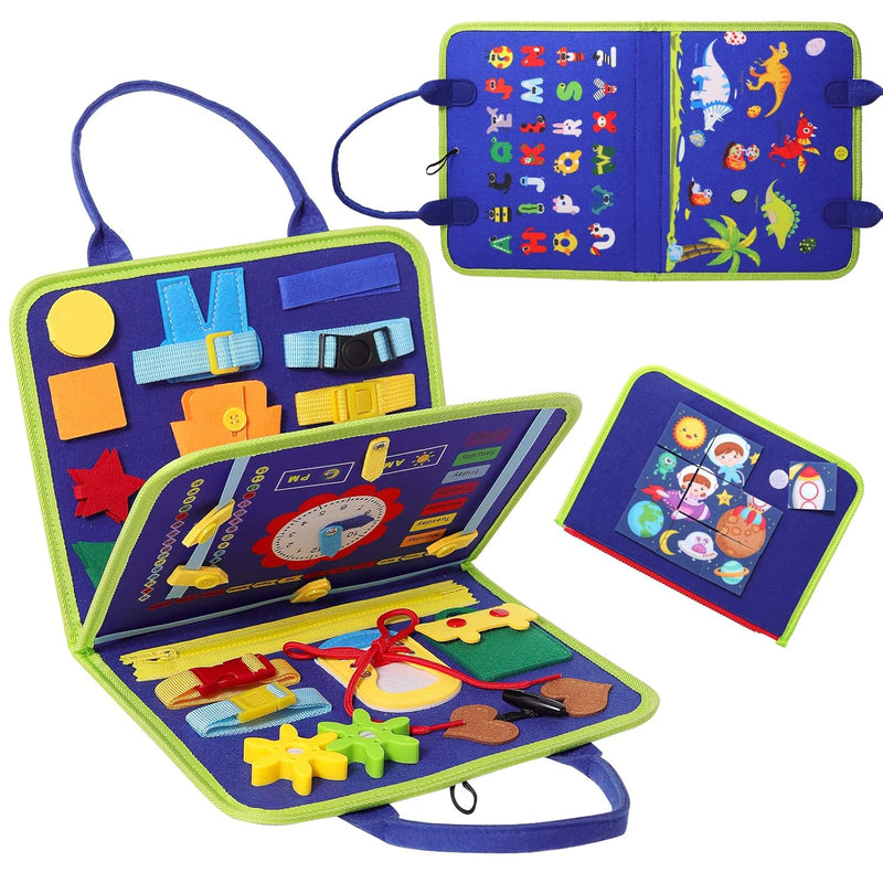 Montessori Toys Toddler Busy Board Quiet Book Child Educational Early Learn