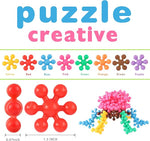 200-Piece STEM Building Blocks Set for Kids Ages 3+ with Storage Box
