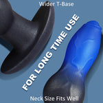 6.8" Large Butt Plug Big Anal Plug, Dog Knot Dildo Xl Giant Buttplug Adult Sex Toys, Wearable Realistic Analplug Silicone Anal Dildo, Fantasy Knotted Dildo Anal Trainer Dilator For Women Men Couple