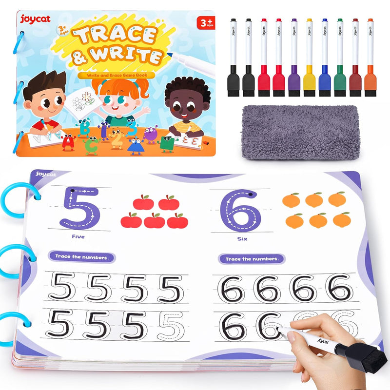 Preschool Learning Activities 48 Reusable Pages, Handwriting Practice for K