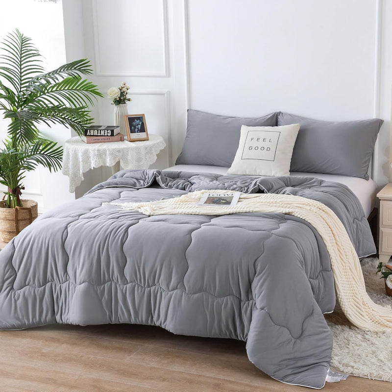 Softness Twin Comforter Sets For Teen Boy Girl Kid College Dorm, Jersey Knit T