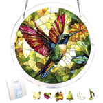 Hummingbird Suncatcher Puzzle for Adults, Acrylic Window Hanging Decoration