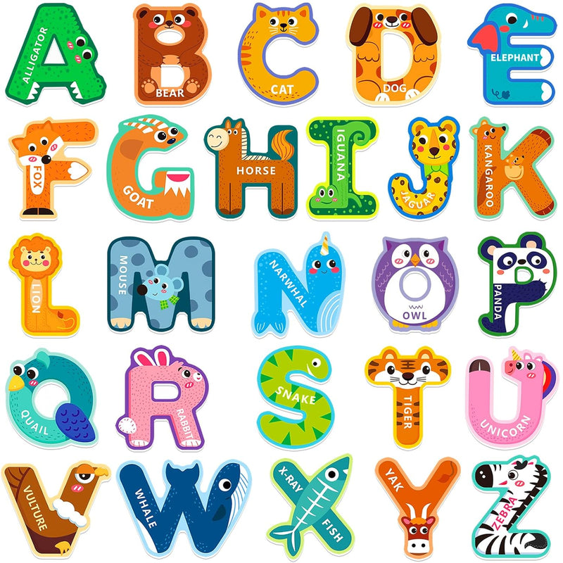 Magnetic Letters, Large Size Alphabet Magnets Fridge Magnets For Toddlers K