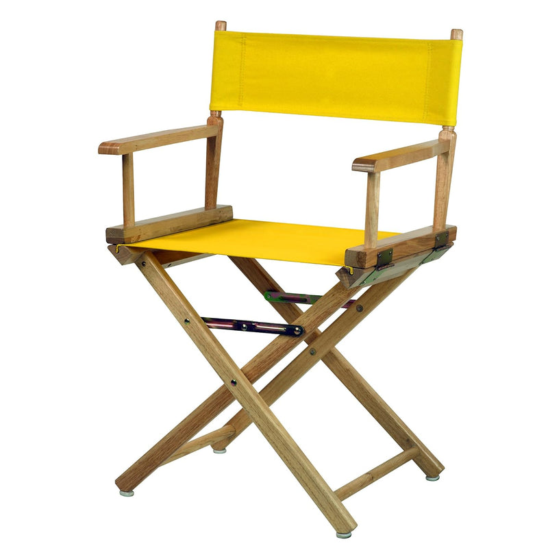 200-00/021-34 Director'S Chair 18" - Classic Height Natural Frame/Gold Canvas