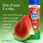 Bundled Flavored Lube Gel - Flavored Adult Lube For Oral And Fruity Edible Lubricants - Strawberry + Watermelon