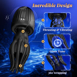 Rechargeable Male Masturbator with Vibration & Suction, Silicone