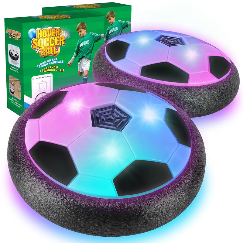 2 Pack Hover Soccer Ball With 8 Pcs Batteries, Air Floating Soccer Toy With