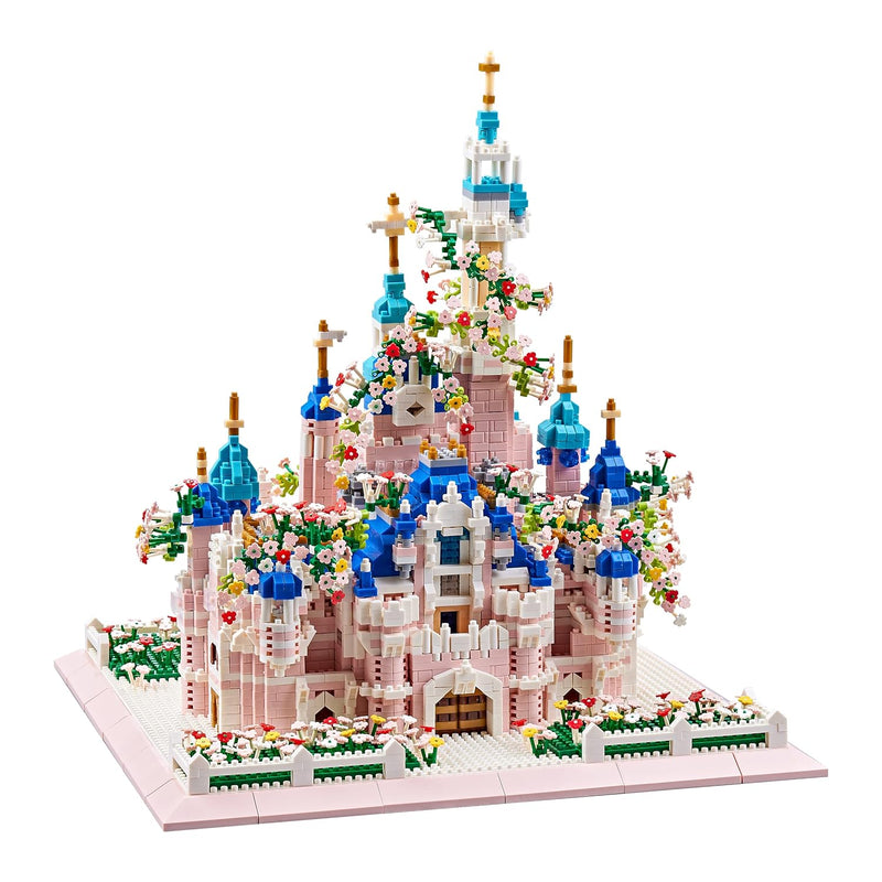 Architecture Castle With Flower Series Model Building Set,More Than 4000 Pc