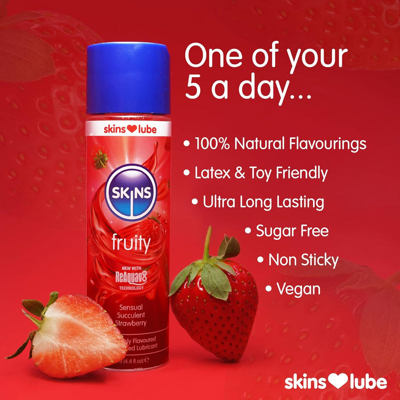 Bundled Flavored Lube Gel - Flavored Adult Lube For Oral And Fruity Edible Lubricants - Strawberry + Watermelon