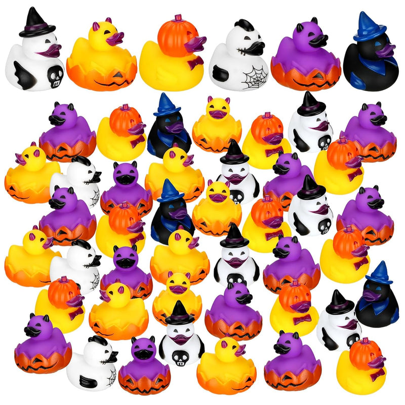 Honoson 36 Pcs Rubber Ducks Bath Toy Rubber Duck Bulk Mini Ducks for Birthd