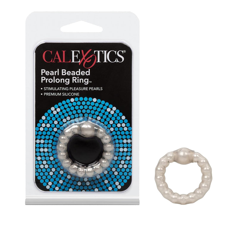 Pearl Beaded Prolong Ring, Smoke