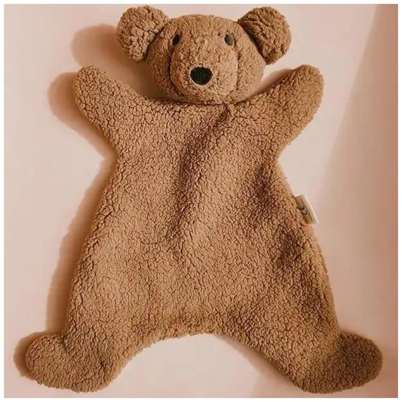 Teddy Bear Lamb Lovey Comforter Toy For Babies, Snuggle Toy Baby Girl & Boy