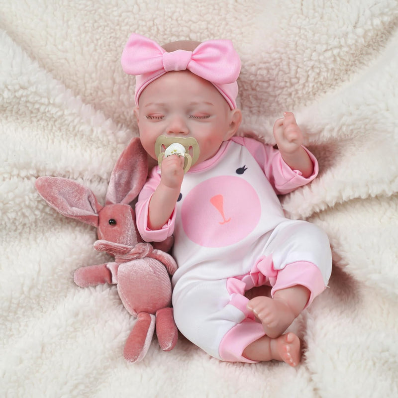 Reborn Baby Dolls 12 Inch Soft Body Realistic Newborn Baby Doll Full Vinyl