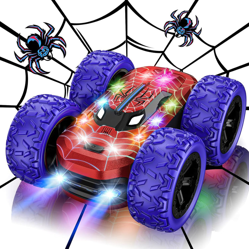 Remote Control Car For Boys, Rc Cars For Kids With Colorful Led Lights, 2.4Ghz