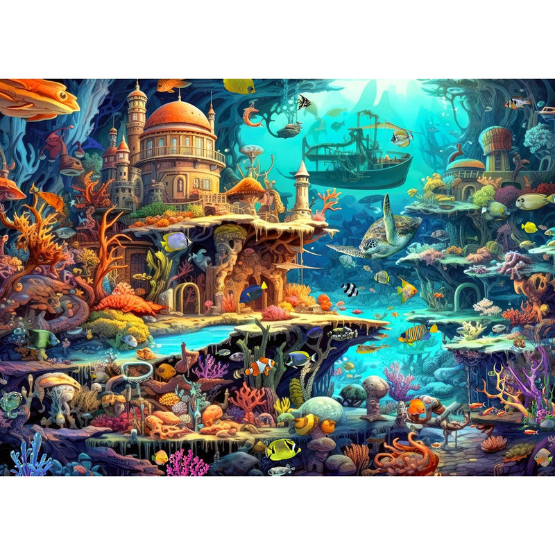 1000 Piece Puzzles For Adults Whimsical Undersea Fairy Tale Jigsaw Puzzles
