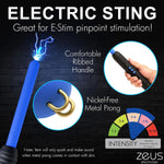 Shock Rod E-Stim Zapping Wand For Men, Women, & Couples. Two Level Of Pinpoint Shock, Easy Grip Handle, Sensory Play, 1 Piece, Blue.