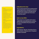 Vanilla Chai Flavored Water-Based Lube - No Aftertaste, Vegan, Sugar-Free, 1.7 fl oz