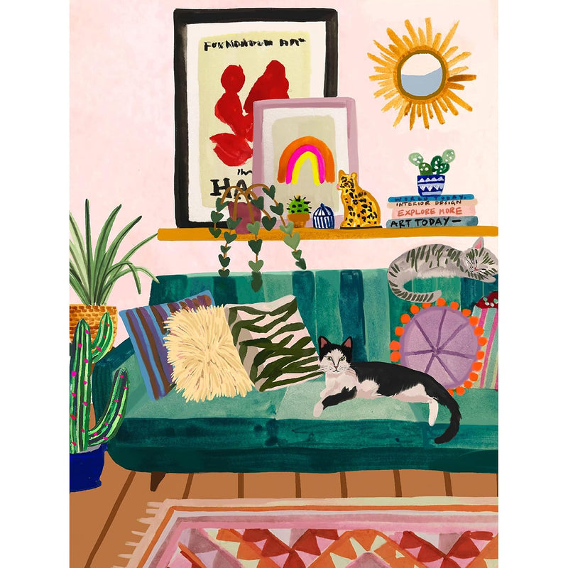 500 Piece Puzzle For Adults Hygge Collection Stay At Home Rhi James 24X18 J