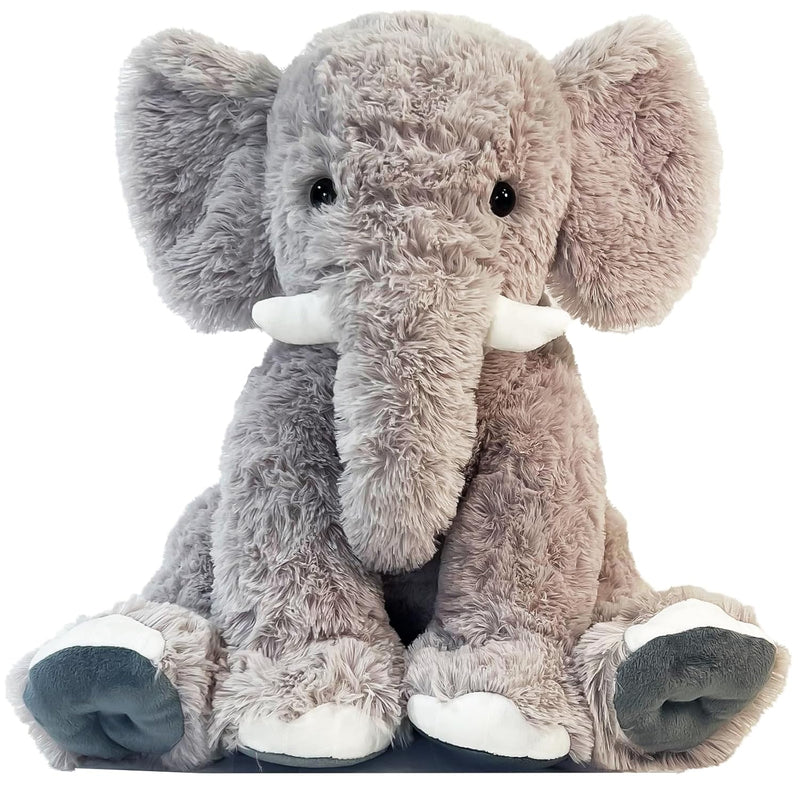 19.2 Inch Large Elephant Stuffed Animals,Clever Elephant Plush Pillow For K