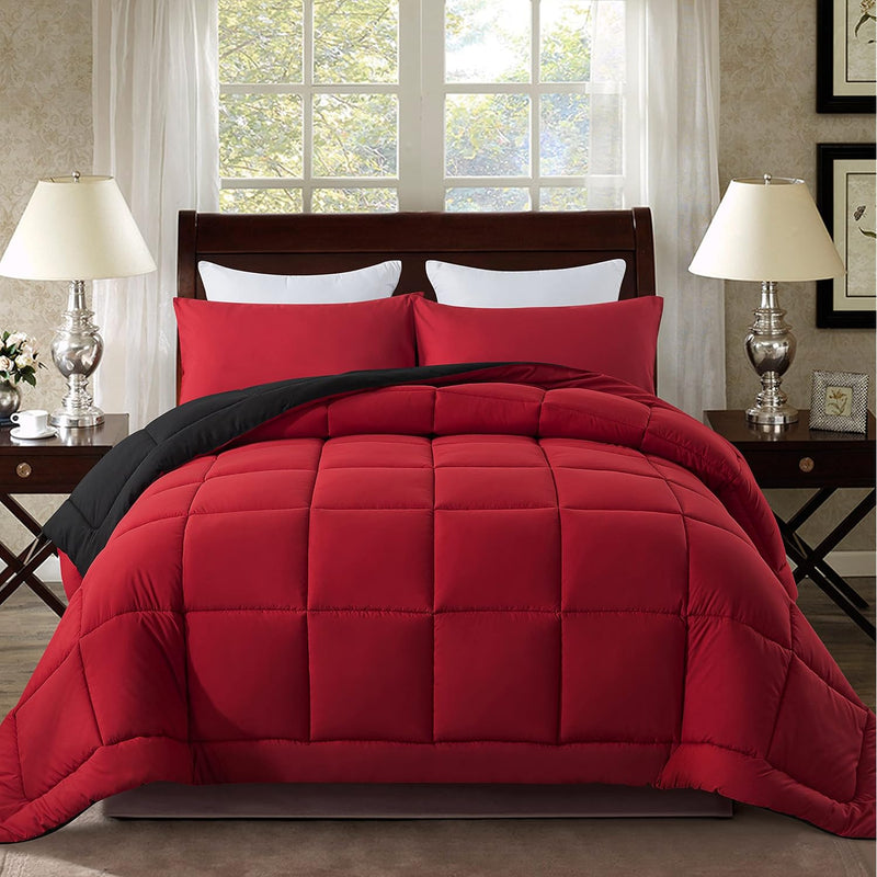 Queen Comforter Set -All Season Bedding Comforters Sets With 2 Pillow Cases-3