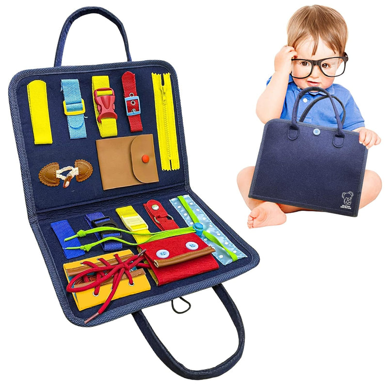 Busy Board For Toddlers Montessori Sensory Board Travel Toys Airplane Activ