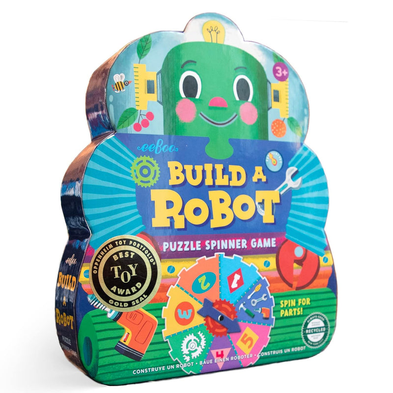 eeBoo: Build a Robot Spinner Game, Combines Simple Numbers with Fun, 2 to 4