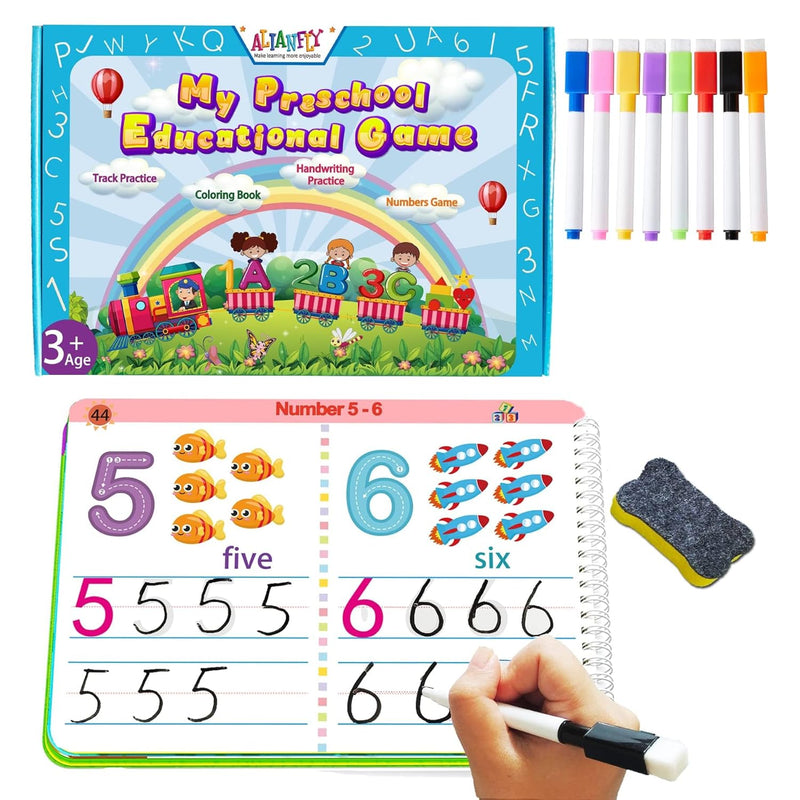 Preschool Learning Activities Educational Workbook Toddler Prek Montessori