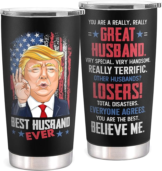 Gifts for Husband - Husband Gifts from Wife - Wedding Anniversary, Husband Birthday Gift, Valentine Gifts for Husband - Valentine Gifts for Him, Husband - I Love You Gifts for Him - 20 Oz Tumbler