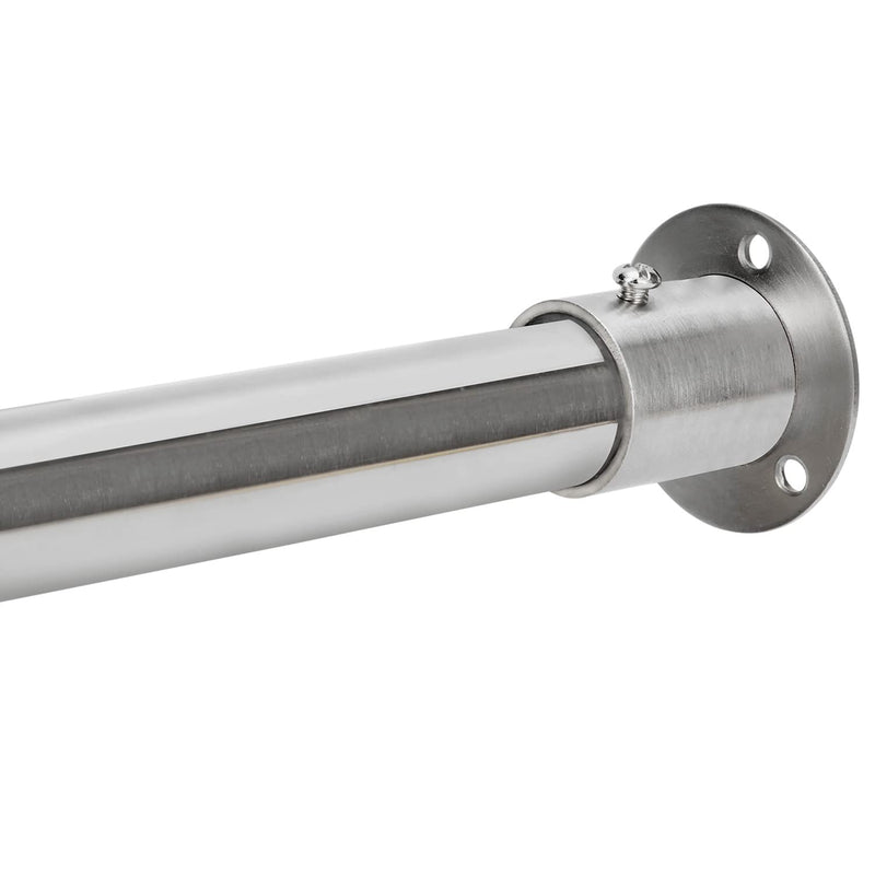 Closet Rod For Hanging Clothes, 28 To 72 Inch Metal Adjustable Closet Hanging Ro