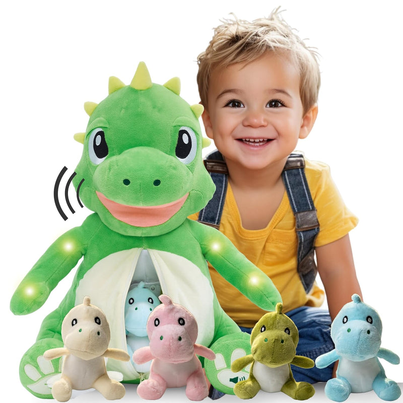 Dinosaur Toys For Kids 2 4, 3 5, Stuffed Animal Giant Dino Plushie With Lig