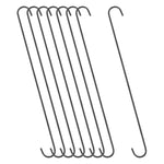 S Hanging Hooks, 20Inch/500Mm Extra Long Steel Hanger, Indoor Outdoor Uses For G