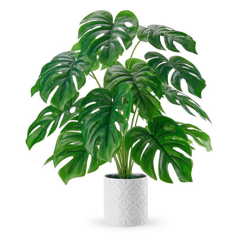 28'' Fake Plants Large Artificial Plants Tall Faux Plants Indoor For Home Farm