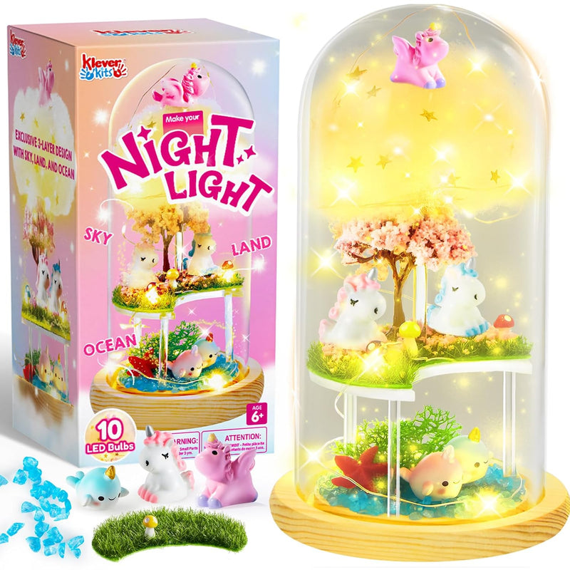 Make Your Own Unicorn Night Light Birthday Crafts Gifts For Girls Kids, Uni