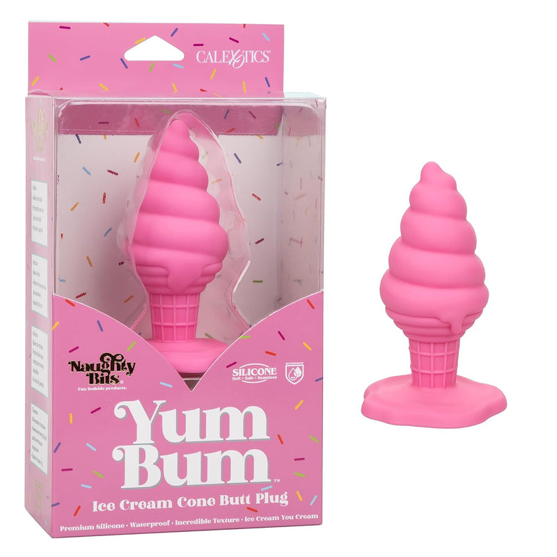 Naughty Bits® Yum Bum™ Ice Cream Cone Butt Plug, Multi-Colored