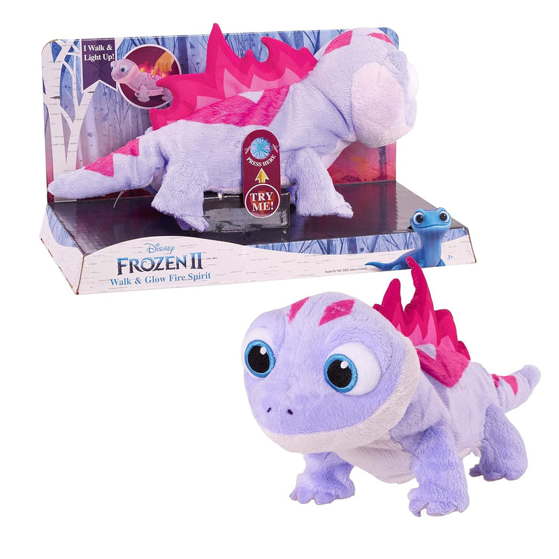 Disney 2 Walk & Glow Bruni The Salamander, Lights And Sounds Stuffed Animal