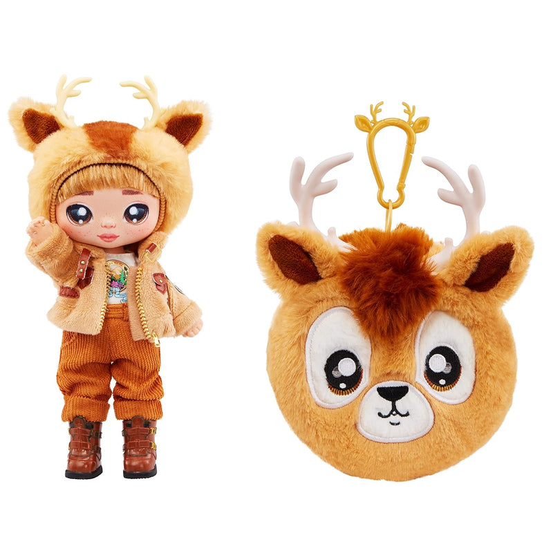 Cozy Series Donnie Ranger 7.5" Fashion Doll Reindeer Inspired With Brown Hair,