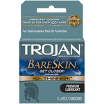 Trojan BareSkin Sensitivity Premium Latex Condoms, 3 Count (Pack of 2)