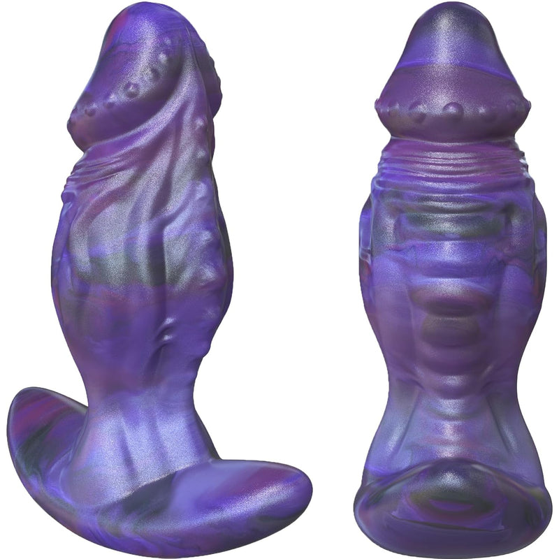 6'' Large Anal Butt Plug Realistic Anal Dildo With Big Knot,Fantasy Male Prostate Massager Wearable Buttplug,Thick Anus Dilator Anal Trainer Stretcher,Silicone Anal Sex Toys For Men Women Gay Couples