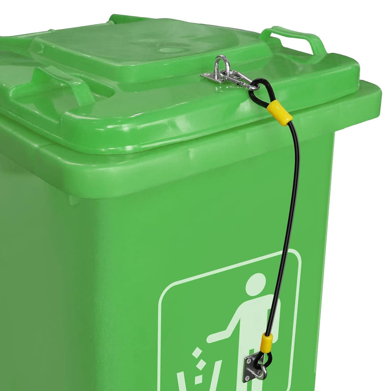 Trash Can Locks For Animals Stop From Rummaging Metal Universal Lid Lock For Out