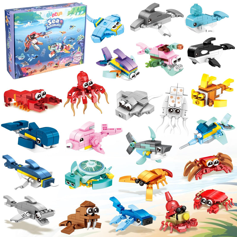 Party Favors Kids Building Blocks Sea Animals 24 Packs Pool Party Favors Bu