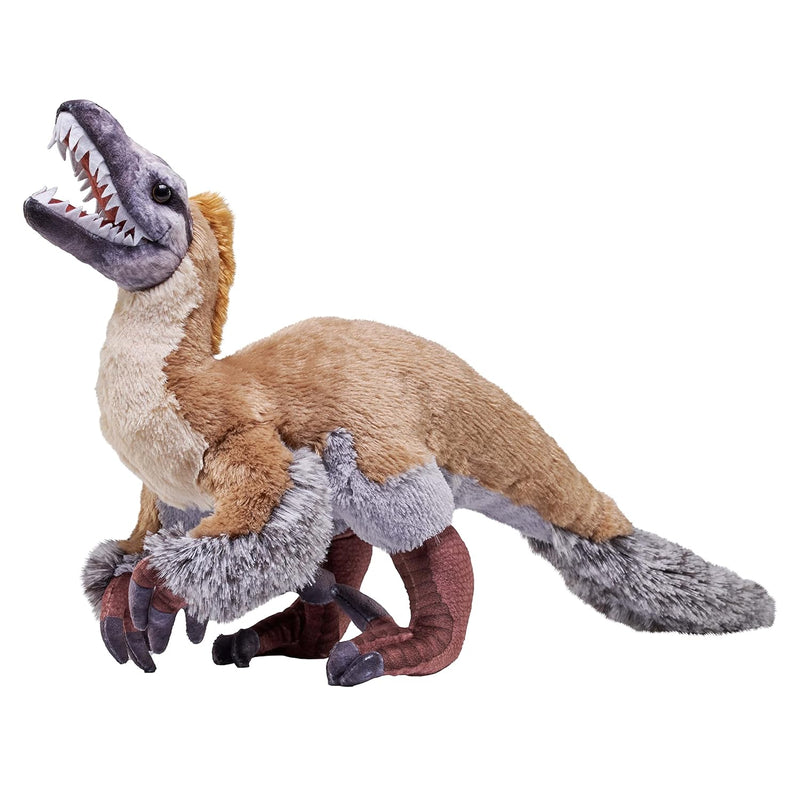 Wild Republic Artist Collection, Dinosaur Velociraptor, Gift for Kids, 15 i