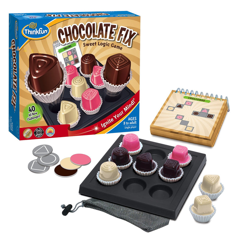 ThinkFun Chocolate Fix - Engaging Logic Game for Ages 8 and Up | Brain Teaser