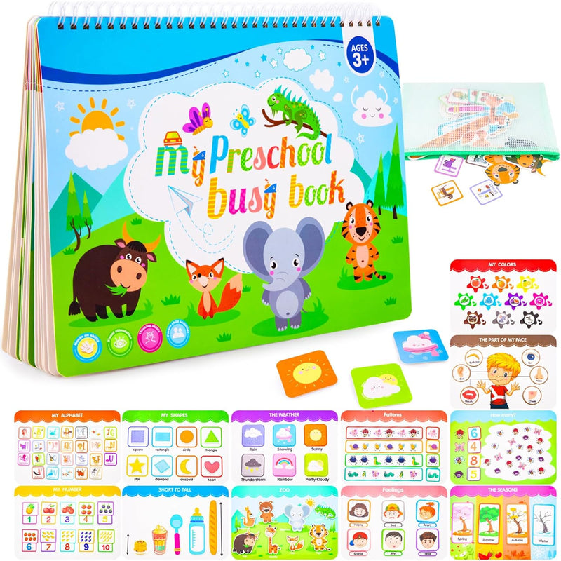Montessori Learning Toys For Toddlers Preschool Books For 3 Year Old Girls,