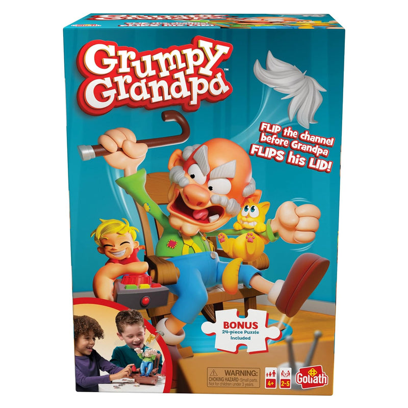 Goliath Grumpy Grandpa Game - Flip The Channel Before Grandpa Flips His Lid
