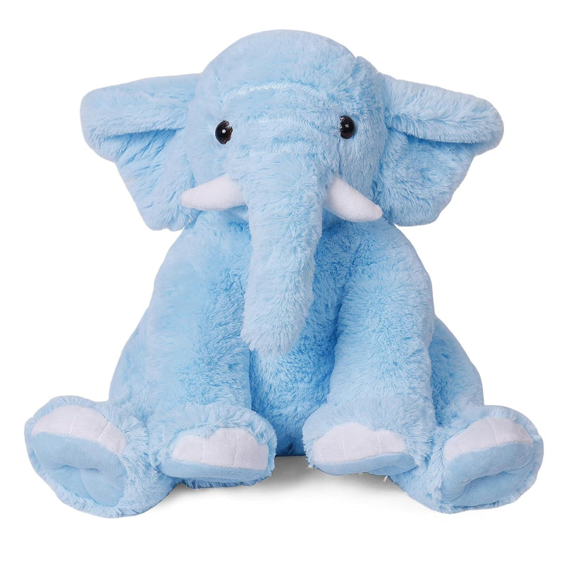 Elephant Weighted Stuffed Animals 5 Lbs 16 Inches Blue, Large Weighted Elep
