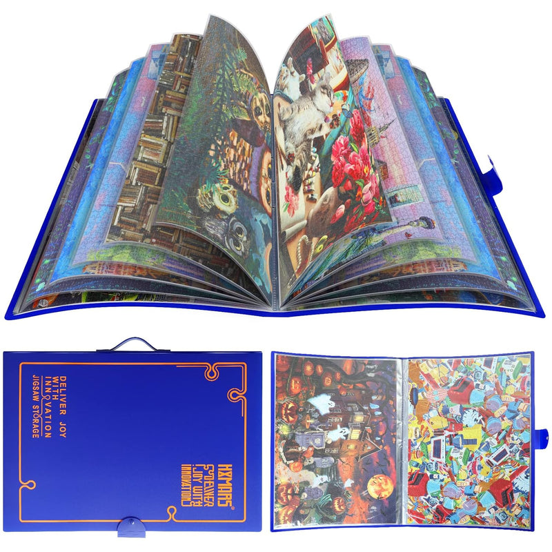 Puzzle Storage Folder For 1000 Pieces: Large Capacity Jigsaw Puzzles Organi