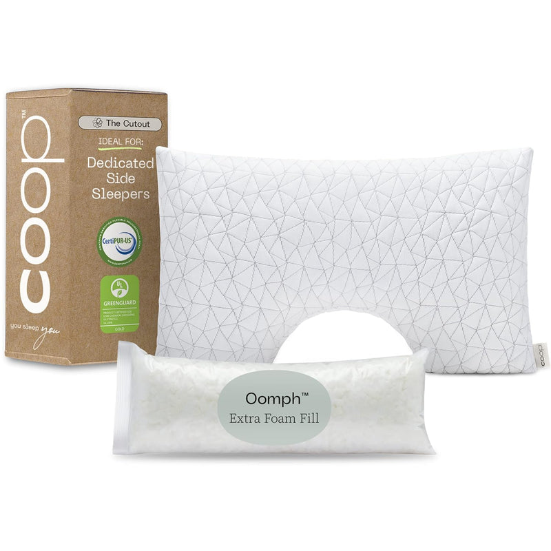 Original Cut-Out, King Size Bed Pillows With Shoulder Cut-Out For Neck & Head
